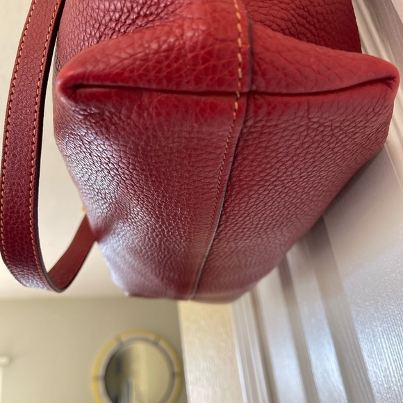 Prada Red Large Vitello Phenix Leather Shopper, 2-way shoulder bag, EUC - Picture 7 of 14